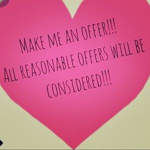 Any reasonable offer will be entertained!